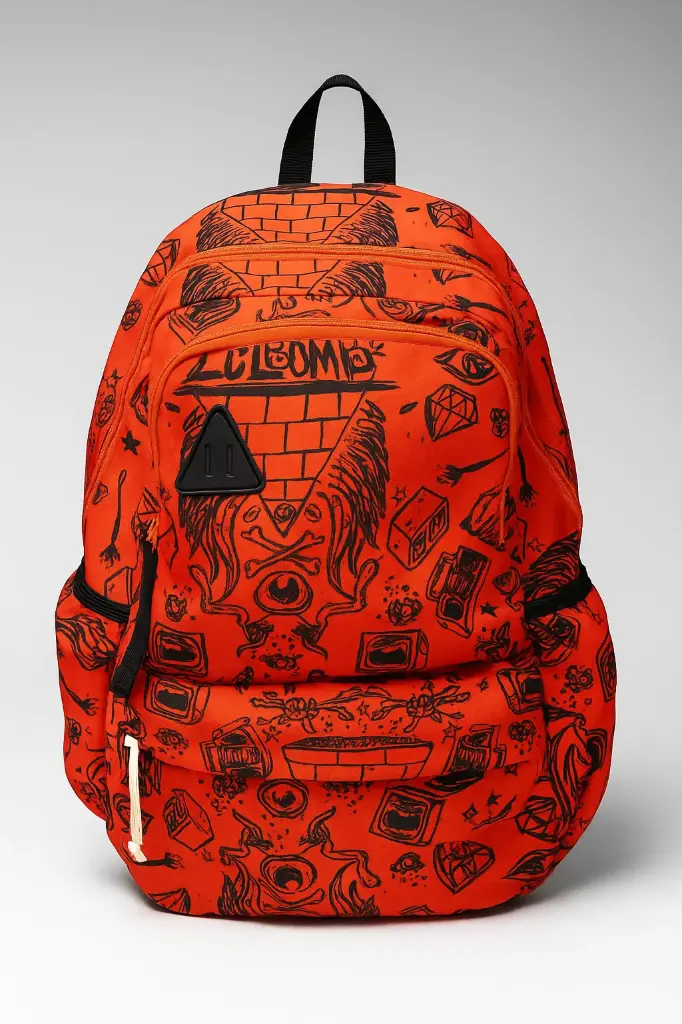 Urban-Printed Backpack