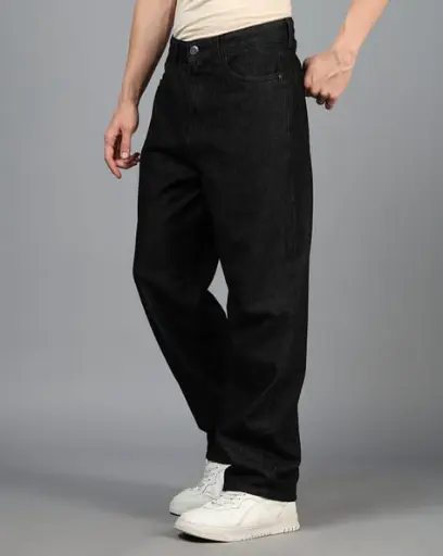 Oversized Black Jeans(zara)